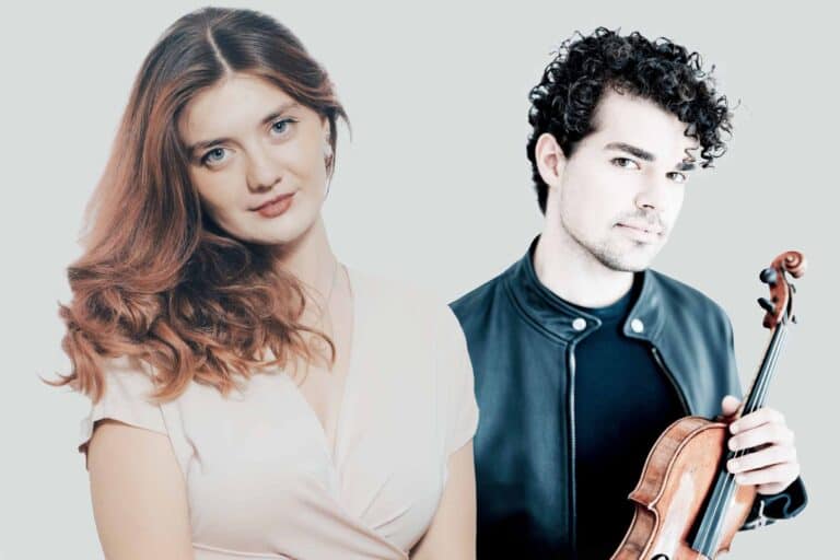 Das Duo Marie Hauzel und Simon Luethy spielt im Februar 2026 bei Elysium Concerts in München im Schloss Nymphenburg