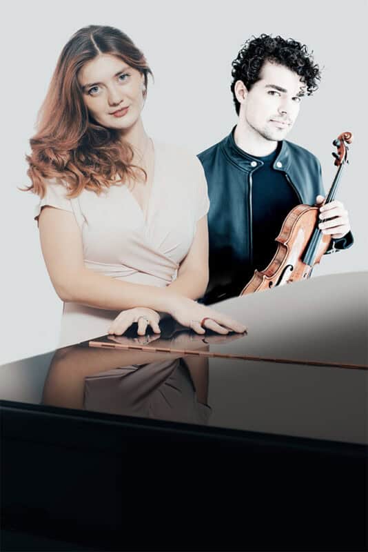 Das Duo Marie Hauzel und Simon Luethy spielt im Februar 2026 bei Elysium Concerts in München im Schloss Nymphenburg