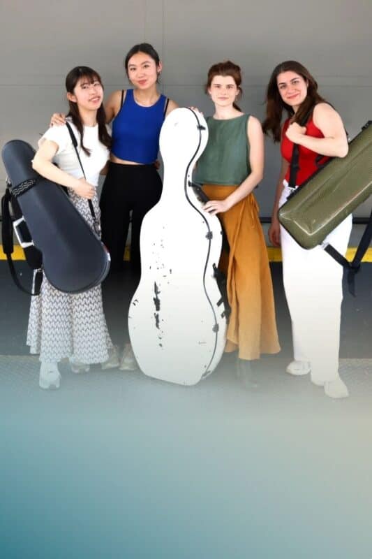 Polymnia Quartett mit Violoncello im Schloss Nymphenburg bei Elysium Concerts