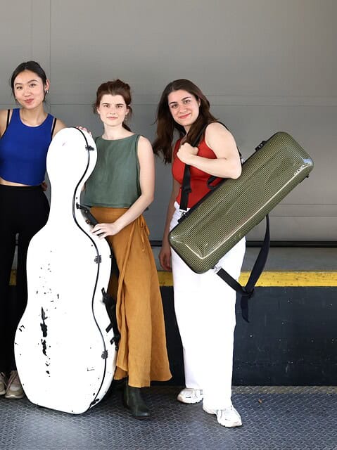 Das Polymnia Quartett mit Anjulie Chen (Klavier), Sofiko Tchumburidze (Violine), Riko Eto (Viola) und Sarah Moser (Violoncello) – zu Gast bei Elysium Concerts im Schloss Nymphenburg München